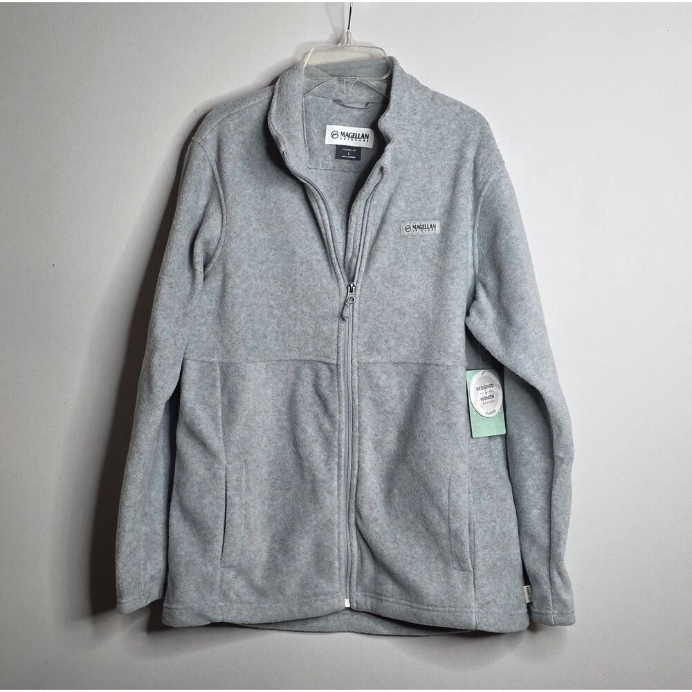 Magellan Outdoors Women’s Arctic Fleece Jacket – NWT – Size L – Gray